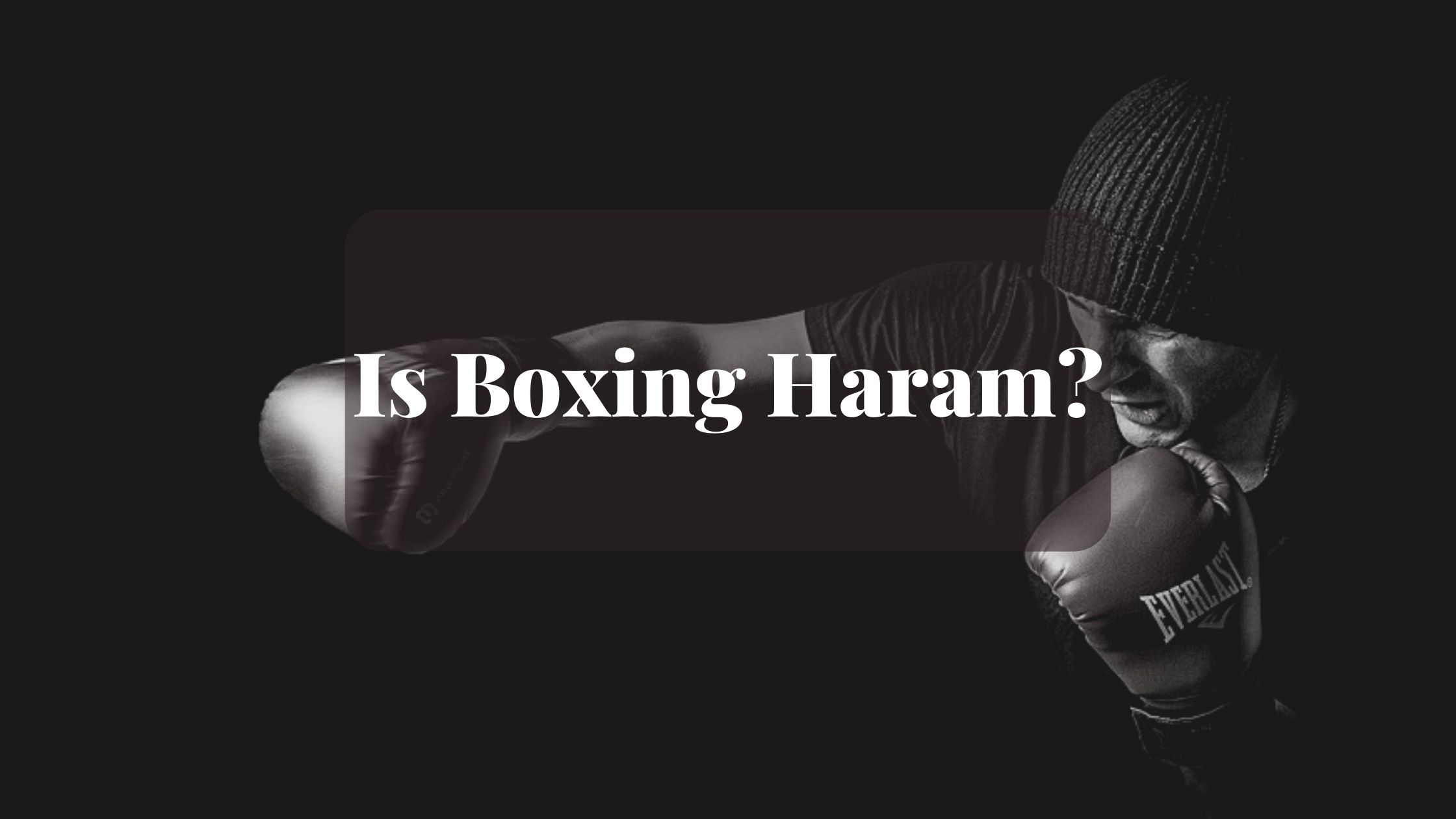 Is Boxing Haram