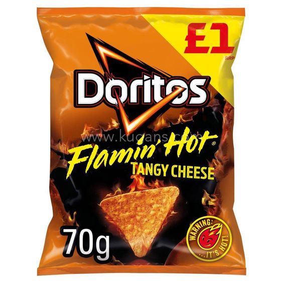 Doritos Flamin Hot Tangy Cheese Flavour
