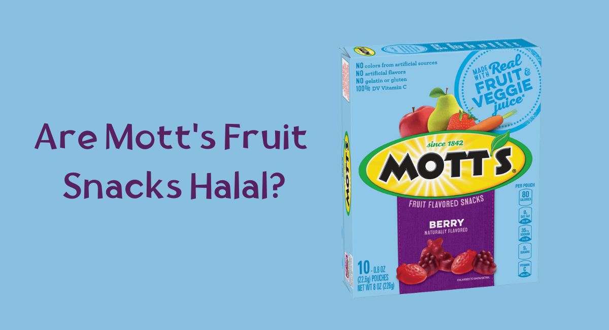 Are Mott's Fruit Snacks Halal